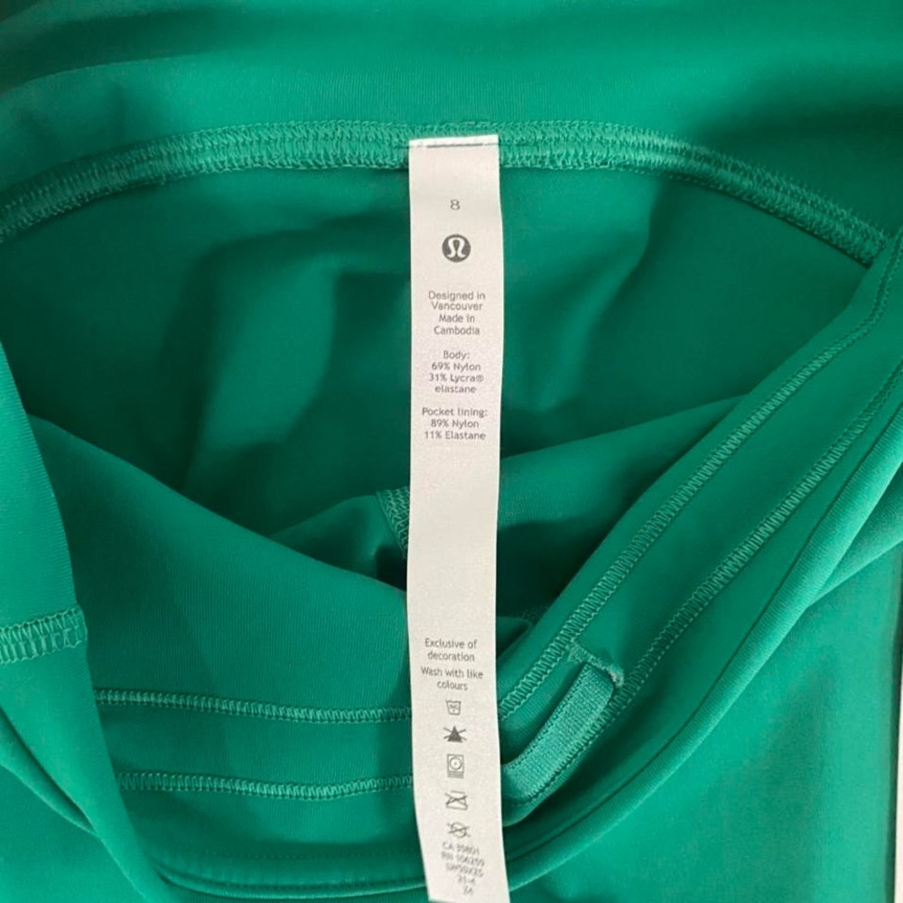 NWT lululemon cropped leggings - Picture 3 of 4
